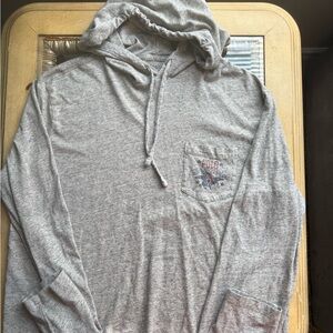 Polo by Ralph Lauren Light Gray Hooded Men's Sweatshirt